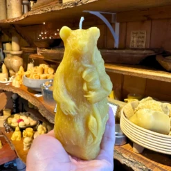 Beeswax Bear Candle