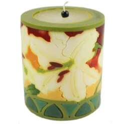Small Inlay Pillar Candle -Household Items Sale 855000 lily small inlay