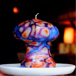 Psychedelic Mushroom Candle