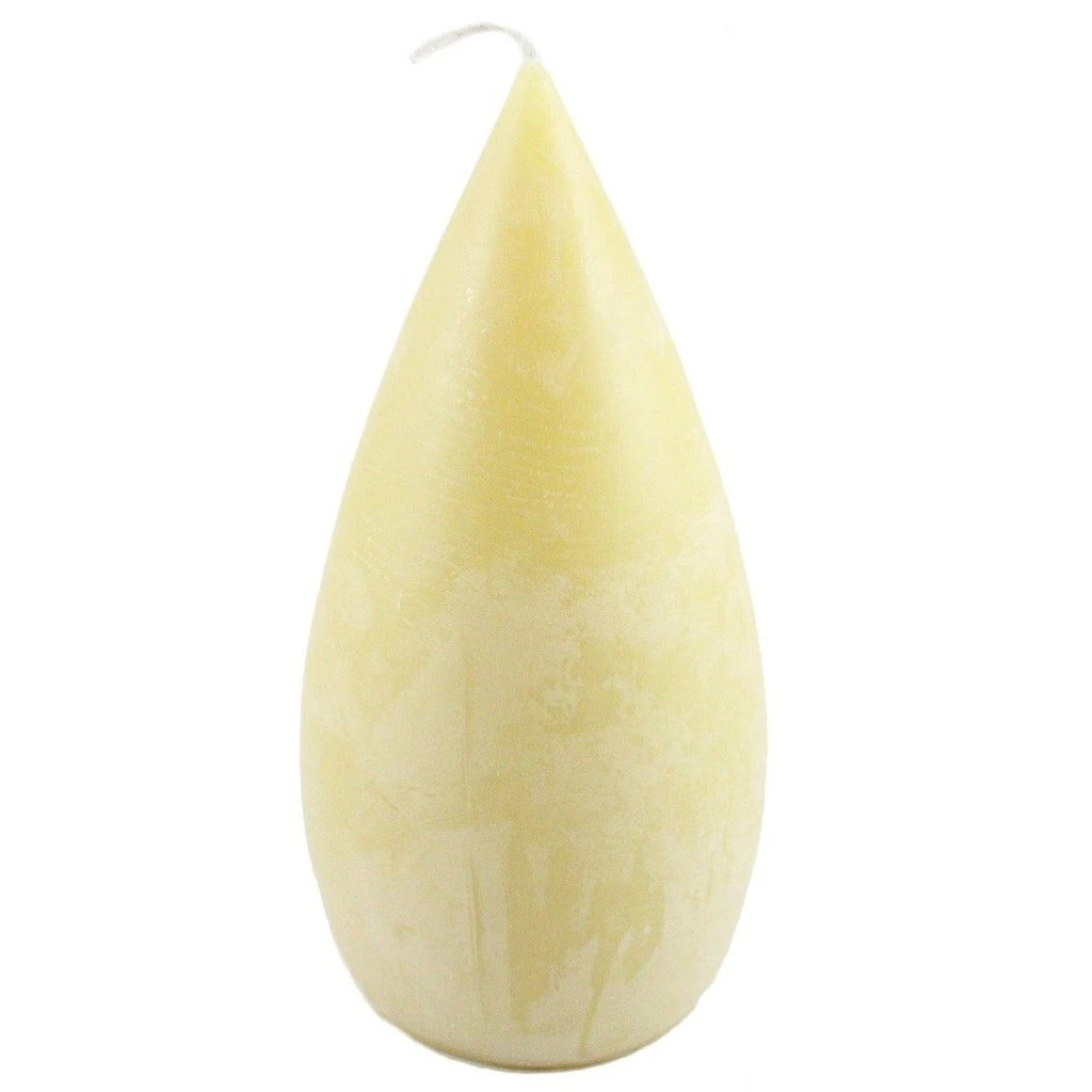 Beeswax Round Teardrop Pillar Candle 4 Beeswax Round Teardrop Pillar Candle - Image 2