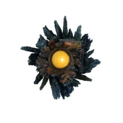 Kyanite Tea Light Candle Holder -Household Items Sale Black Kyanite Tea Light Candle Holder Abstract Holders