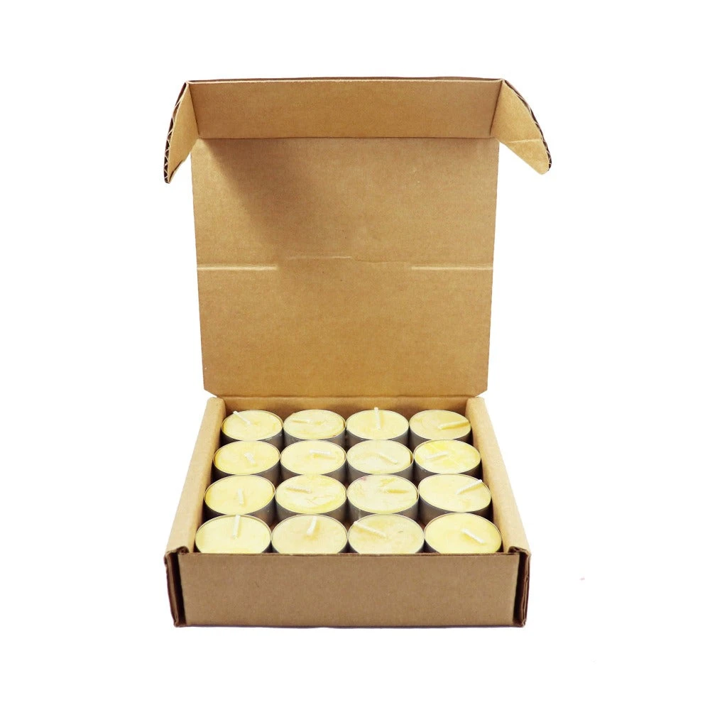 Bulk Beeswax Tea Light Candles - 32 Tea Light Candles - Image 2