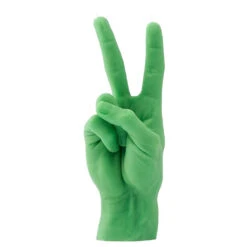 Peace Sign Hand Candle