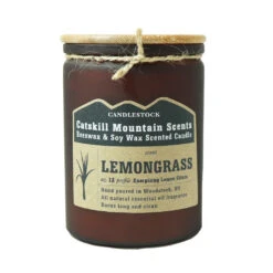 Catskill Mountain Beeswax And Soy Wax Scented Jar Candle