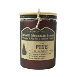 Catskill Mountain Beeswax And Soy Wax Scented Jar Candle -Household Items Sale Pine Scented Jar Candle 270e5ce3 75e2 4ad2 9416 b338138f928f