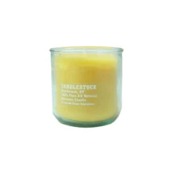 Beeswax Recycled Glass Jar Candle -Household Items Sale Pure Beeswax Candle In Recycled Glass Jar