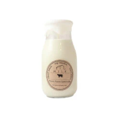 Milk Bottle Soy Wax Scented Jar Candle - 12.5oz -Household Items Sale Reclaimed Milk Scented Jar Candle Front Porch Lemonade