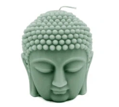 Sage Buddha Head Beeswax & Soy Wax Candle