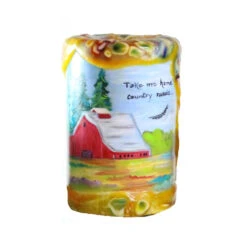 Quote Candle 4x6- "Take Me Home Country Roads" John Denver