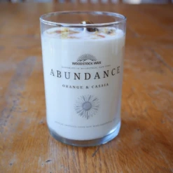 Abundance Scented Jar Candle - Sweet Orange & Cassia
