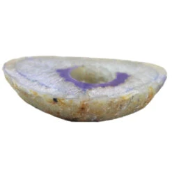 Agate Tea Light Candle Holder -Household Items Sale agate holder purple