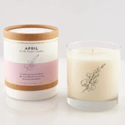 Scripted Fragrance Birth Flower Scented Jar Candle 19 Scripted Fragrance Birth Flower Scented Jar Candle -Household Items Sale april