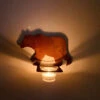 Rustic Bear Patina Tea Light Candle Holder - Wall Sconce 2 Rustic Bear Patina Tea Light Candle Holder - Wall Sconce -Household Items Sale bearsconce