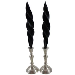 Knorr Beeswax Feather Taper Candle - 12 Inches 33 Knorr Beeswax Feather Taper Candle - 12 Inches -Household Items Sale black feather taper