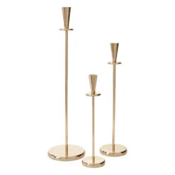 Brass Modern Taper Candle Holder