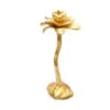 Brass Flower Taper Candle Holder -Household Items Sale brassflowertaperholder13in