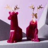 PyroPet Candle -Dyri Reindeer -Household Items Sale burguny