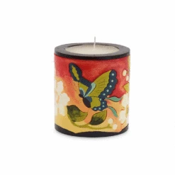 Small Inlay Pillar Candle
