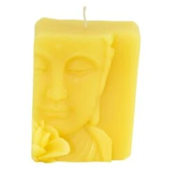 Beeswax Buddha Relief Candle