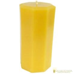 Beeswax Octagonal Pillar Candle 14 Beeswax Octagonal Pillar Candle -Household Items Sale candlestock beeswax octagon pillar candle 6266