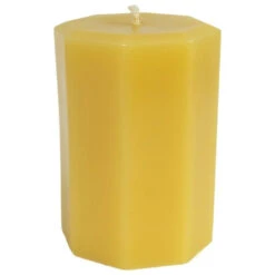 Beeswax Octagonal Pillar Candle 13 Beeswax Octagonal Pillar Candle -Household Items Sale candlestock beeswax octagon pillar candle 6348