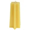 Beeswax Tapered Star Pillar Candle - 6 Point 1 Beeswax Tapered Star Pillar Candle - 6 Point -Household Items Sale candlestock beeswax star pillar candle 6990