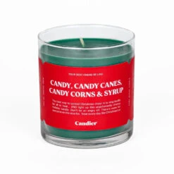 Ryan Porter Scented Jar Candles - Holiday Collection -Household Items Sale candycanes