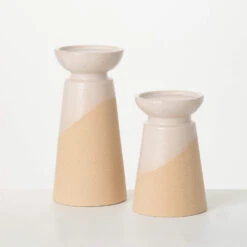 Hand Thrown Ceramic Pillar Candle Holder -Household Items Sale ceramic