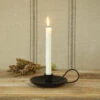 Cast Iron Chamberstick Taper Candle Holder -Household Items Sale chamberstick