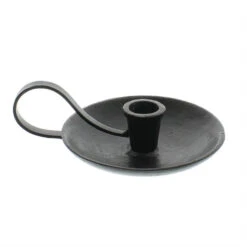 Cast Iron Chamberstick Taper Candle Holder -Household Items Sale chamers