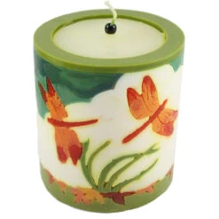 Medium Inlay Pillar Candle -Household Items Sale dargonly medium inlay pillar candle