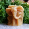 Beeswax Elephant Relief Pillar Candle -Household Items Sale elpehant for web