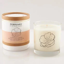 Scripted Fragrance Birth Flower Scented Jar Candle 17 Scripted Fragrance Birth Flower Scented Jar Candle -Household Items Sale february