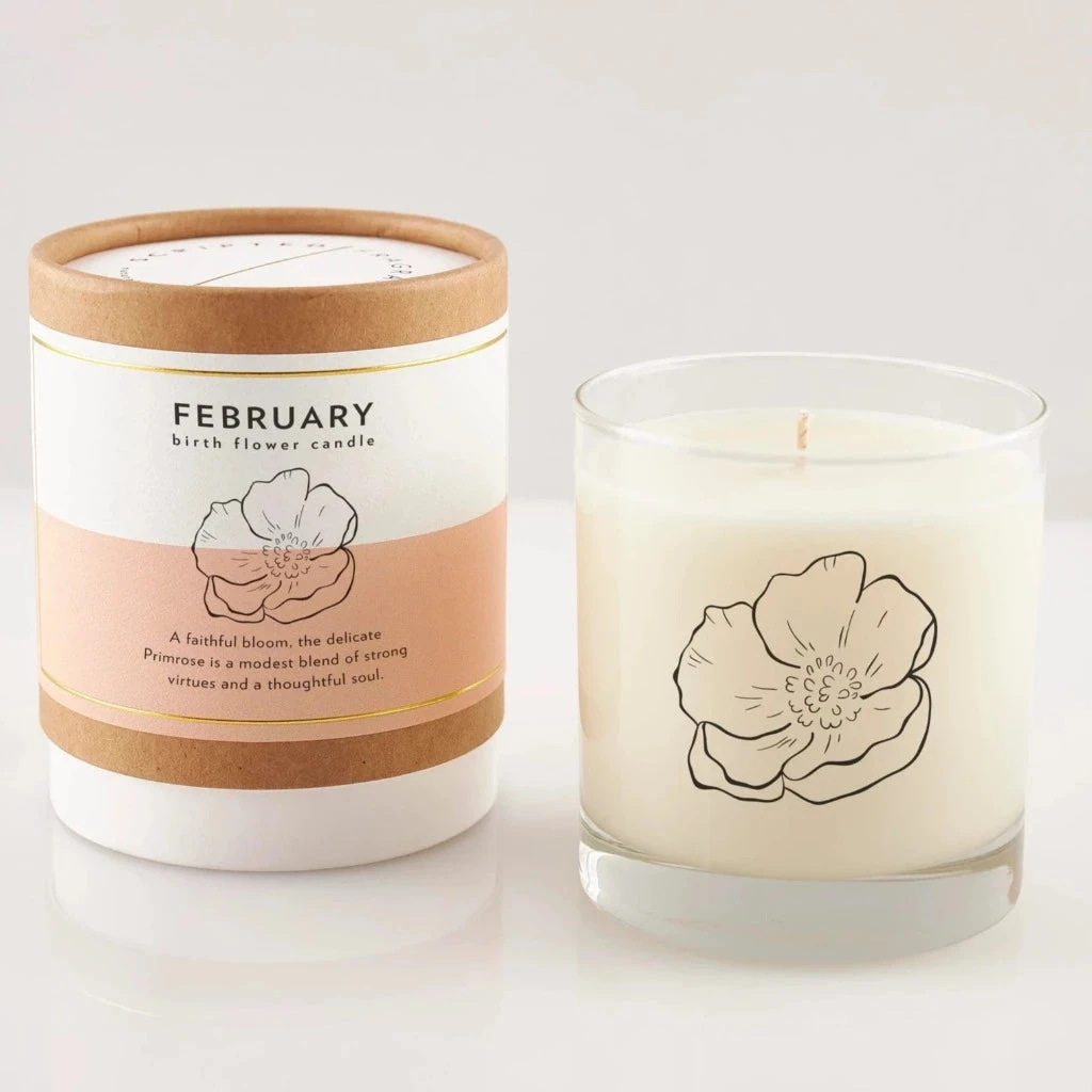 Scripted Fragrance Birth Flower Scented Jar Candle 5 Scripted Fragrance Birth Flower Scented Jar Candle - Image 3