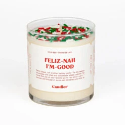 Ryan Porter Scented Jar Candles - Holiday Collection -Household Items Sale feliz