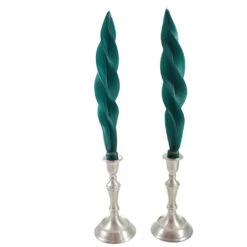 Knorr Beeswax Feather Taper Candle - 12 Inches 26 Knorr Beeswax Feather Taper Candle - 12 Inches -Household Items Sale forest green feather taper