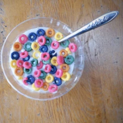 Fruit Loop & Soy Wax Soy Milk Cereal Bowl Candle -Household Items Sale fruitloops1