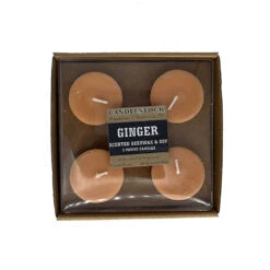 Beeswax And Soy Scented Votive Candle - 5 Pack -Household Items Sale ginger web