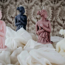 Beeswax & Soy Wax Blended Goddess Pillar Candle