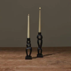 Pozas Metal Taper Candle Holder