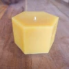 Beeswax Hexagon Pillar Candle - Large 1 Beeswax Hexagon Pillar Candle - Large -Household Items Sale hexgaon