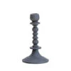 Bloomingville Black Aluminum Taper Candle Holder -Household Items Sale hodler