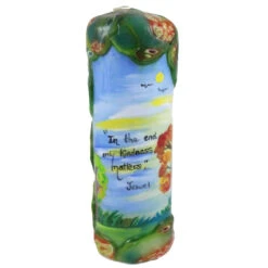 Quote Pillar Candle - "In The End, Only Kindness Matters" Jewel
