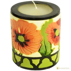 Medium Inlay Pillar Candle -Household Items Sale inlay pillar medium 7635