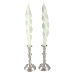 Knorr Beeswax Feather Taper Candle - 12 Inches 20 Knorr Beeswax Feather Taper Candle - 12 Inches -Household Items Sale ivory feather beeswax taper
