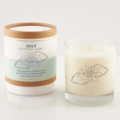 Scripted Fragrance Birth Flower Scented Jar Candle 22 Scripted Fragrance Birth Flower Scented Jar Candle -Household Items Sale july