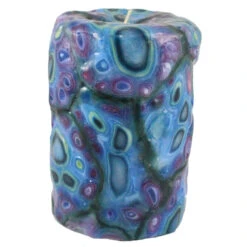 Painted Pillar Candle - Lighthouse Silhouette -Household Items Sale lighthouse candle 3