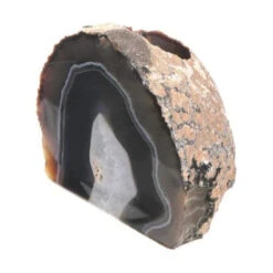 Large Natural Agate Tea Light Candle Luminary -Household Items Sale natural