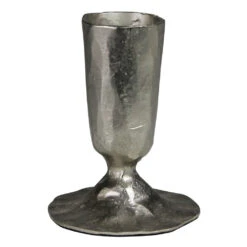 Metal Candlestick Taper Candle Holder -Household Items Sale nickel