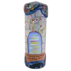 Quote Pillar Candle - "Not Knowing When The Dawn Will Come, I Open Every Door" Emily Dickinson